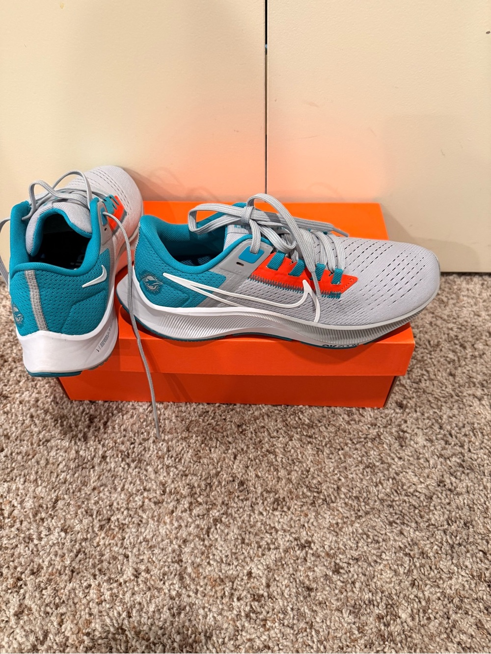 Nike Women’s Gray Teal Orange Running Sneakers